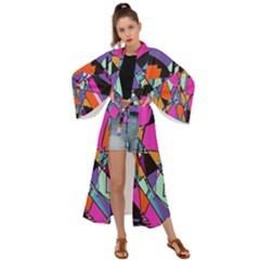 Abstract  Maxi Kimono by LW41021