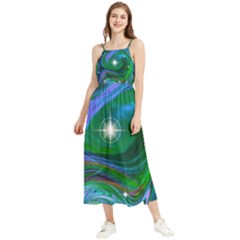 Night Sky Boho Sleeveless Summer Dress by LW41021