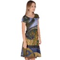 Sea of Wonder Classic Short Sleeve Dress View3