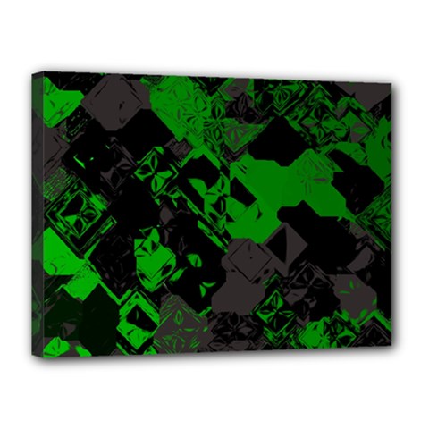Cyber Camo Canvas 16  X 12  (stretched) by MRNStudios
