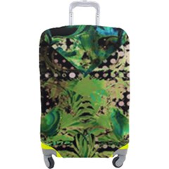 Peacocks And Pyramids Luggage Cover (large) by MRNStudios