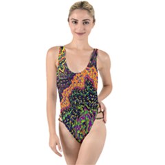 Goghwave High Leg Strappy Swimsuit by LW323