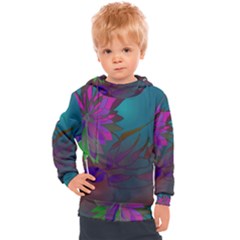 Evening Bloom Kids  Hooded Pullover by LW323