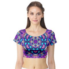 Lovely Dream Short Sleeve Crop Top by LW323