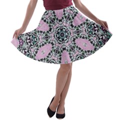 Lacygem-2 A-line Skater Skirt by LW323