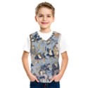 Famous heroes of the kabuki stage played by frogs  Kids  Basketball Tank Top View1
