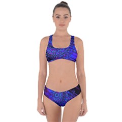 Uv Mandala Criss Cross Bikini Set by MRNStudios