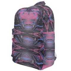 Grey Pink Module  Classic Backpack by kaleidomarblingart
