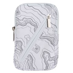 Topography Map Belt Pouch Bag (small) by goljakoff