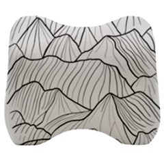 Mountains Velour Head Support Cushion by goljakoff