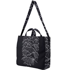 Black Mountain Square Shoulder Tote Bag by goljakoff