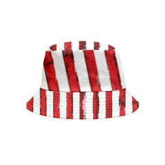 Red Stripes Inside Out Bucket Hat (kids) by goljakoff