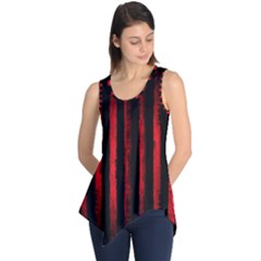 Red Lines Sleeveless Tunic by goljakoff