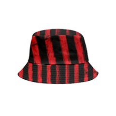 Red Lines Inside Out Bucket Hat (kids) by goljakoff