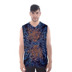 Fractal Galaxy Men s Basketball Tank Top by MRNStudios