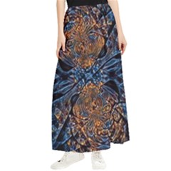 Fractal Galaxy Maxi Chiffon Skirt by MRNStudios