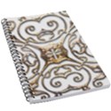 Gold Design 5.5  x 8.5  Notebook View1