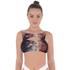 Space Bandaged Up Bikini Top