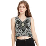 Design C1 V-Neck Cropped Tank Top