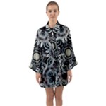 Design C1 Long Sleeve Satin Kimono