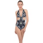 Design C1 Halter Front Plunge Swimsuit