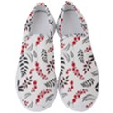 Folk floral pattern. Flowers abstract surface design. Seamless pattern Men s Slip On Sneakers View1