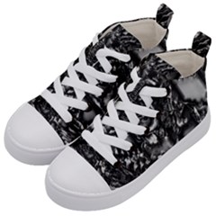 Demon Chrome Kids  Mid-top Canvas Sneakers by MRNStudios