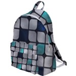 Pattern Abstrat Geometric Blue Grey The Plain Backpack