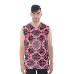 Pattern Rouge Noir Men s Basketball Tank Top by alllovelyideas