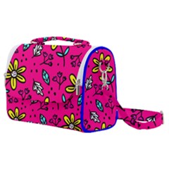 Flowers-flashy Satchel Shoulder Bag by alllovelyideas