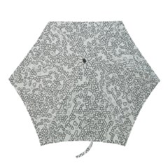 Neon Geometric Pattern Design 2 Mini Folding Umbrellas by dflcprintsclothing