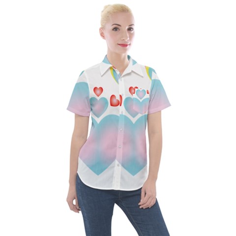Hearth  Women s Short Sleeve Pocket Shirt by WELCOMEshop