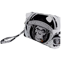 Spacemonkey Wristlet Pouch Bag (small) by goljakoff