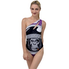 Spacemonkey To One Side Swimsuit by goljakoff