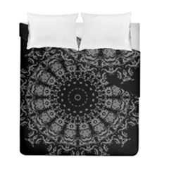 Gothic Mandala Duvet Cover Double Side (full/ Double Size) by MRNStudios