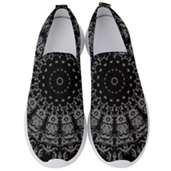 Gothic Mandala Men s Slip On Sneakers by MRNStudios