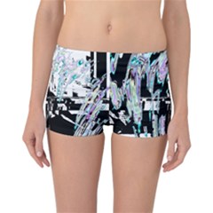 Digital Wave Reversible Boyleg Bikini Bottoms by MRNStudios