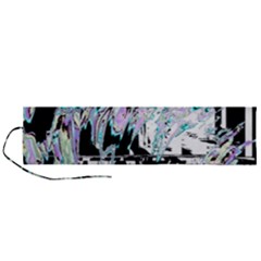 Digital Wave Roll Up Canvas Pencil Holder (l) by MRNStudios