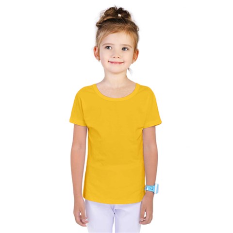 Amber Orange Kids  One Piece Tee by FabChoice