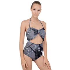 Ag Cobwebs Scallop Top Cut Out Swimsuit by MRNStudios