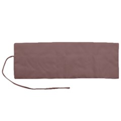 Burnished Brown Roll Up Canvas Pencil Holder (m) by FabChoice