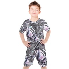 Invasive Hg Kids  Tee And Shorts Set by MRNStudios
