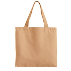 Cute Sunset Zipper Grocery Tote Bag by FabChoice