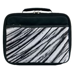 Galaxy Motion Black And White Print 2 Lunch Bag by dflcprintsclothing