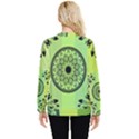 Green Grid Cute Flower Mandala Hidden Pocket Sweatshirt View2