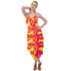 Pop Art Love Graffiti Layered Bottom Dress by essentialimage365