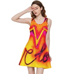  Graffiti Love Inside Out Racerback Dress by essentialimage365