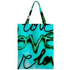  Graffiti Love Zipper Classic Tote Bag by essentialimage365