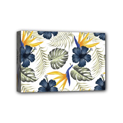 Tropical Blue Love Mini Canvas 6  X 4  (stretched) by designsbymallika