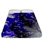 Fractal Lava Fitted Sheet (Queen Size)